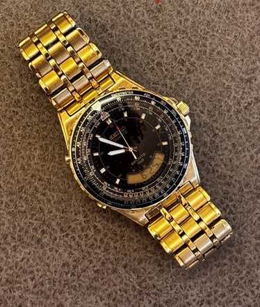セイコー クォーツ スポーツ 150 ゴールド SEIKO SPORTS 150 Vintage 1987 SEIKO Sports SQ 150 Mens 38mm Quartz Watch Day