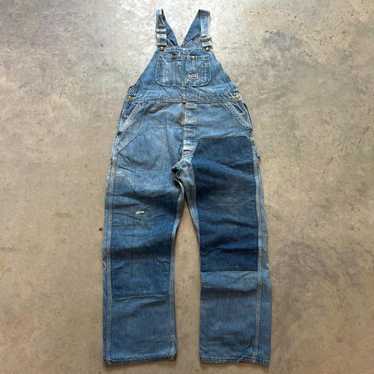 60s 70s SMITHS overall ほぼDEADSTOCK ULTRA RARE 1960s 1970s Vintage Big Smith Overalls in Flour