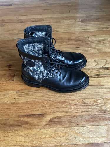 DIORHOMMEブラックレザーコンバットブーツ42　27AWコレクション着 m53421828745_1.jpg?1669522445