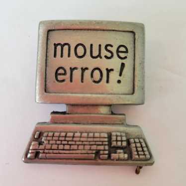 Vintage Jj Jonette Mouse Error ! Computer Tech No… - image 1
