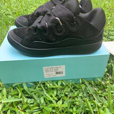LANVIN★カーブ レザー スニーカー 2色 関税込み 良品○LANVIN ランバン CURB SNEAKER カーブスニーカー レザー
