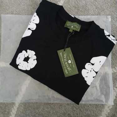 新作大人気★Denim Tears Peace Wreath ポケット 花柄 Tシャツ Denim Tears Wreath ロングTシャツ | ブルー | FARFETCH JP