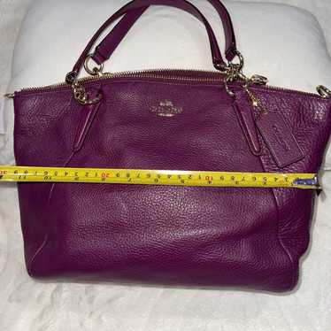 COACH バーガンディ トートバッグ Burgundy coach tote handbag - Gem
