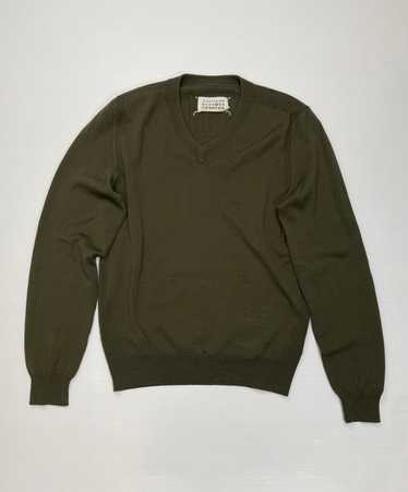 トップス Maison Margiela 21SS Vneck Sweatshirt Maison