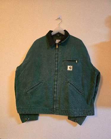 USA Carhartt デトロイトジャケット J43 CHT VINTAGE Carhartt Jacket Mens Large Brown Detroit Blanket