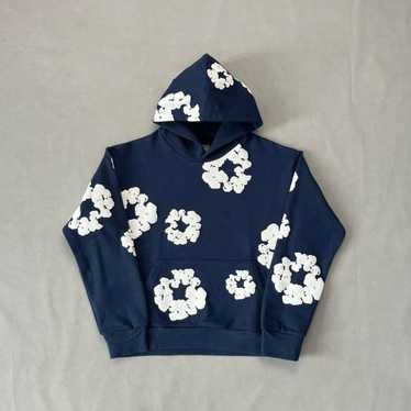 DENIM TEARS 刺繍ロゴパーカー ネイビー Navy blue denim tears - Gem