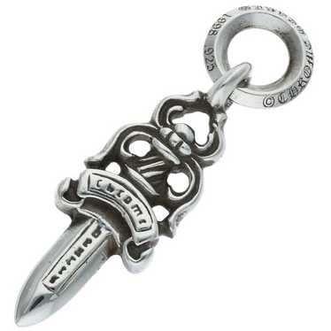 【CHROME HEARTS】 #5DAGGER ZIP1 ネックレストップ Chrome Hearts #5DAGGER ZIP1 #5ダガーチャーム Silver Necklace