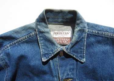 Vintage roebucks denim boa - Gem