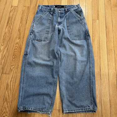 【希少】silver tab WIDE LEG Levi's 90s SILVERTAB Baggy USA Made Massive Wide Leg Jeans