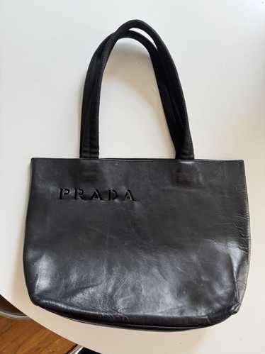 バッグ 1999 prada leather shoulder bag black Prada 1999 Shoudler Bag - Etsy