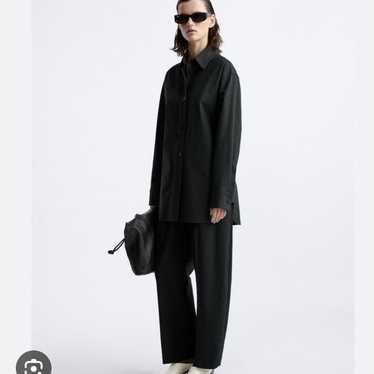 STUDIO NICHOLSON + ZARA ブラックチェスターコート STUDIO NICHOLSON × ZARA、コラボカプセルコレクション発表