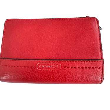 Coach bifold wallet red - Gem