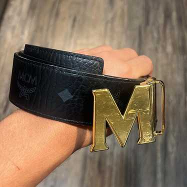 Mcm belt gold buckle - Gem
