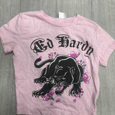 Ed Hardy Forever Tシャツ Sサイズ ピンク Pink Ed Hardy Shirt - Gem