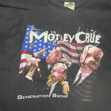 97年 モトリー・クルー Generation Swine プロモTシャツ Motley Crue Vintage T Shirt 1997 Generation Swine Tour