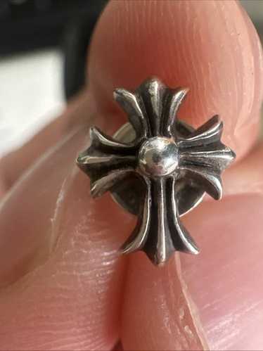 アクセサリー CHROME HEARTS CH cross stud earring Chrome Hearts クロムハーツ メンズシルバーピアス CH Cross #2