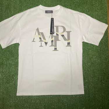 AMIRI♦洗練されたスタイル♪ クルーネックホワイトTシャツ Brand New With Tags AMIRI Fashion White T-shirt All Size S
