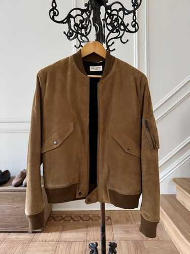 ブルゾン Saint Laurent Leather Bomber Jacket Men's Saint Laurent Leather Jackets for Men | Grailed