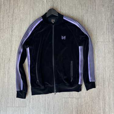 ニードルズTrackJacket Black×Purple上下セットアップ NEEDLES（ニードルズ）Track Jacket - MOONLOID Exclusive