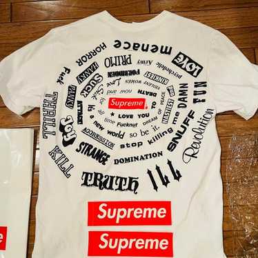 Supreme　Spiral Tee ホワイト M Supreme Spiral Tee (SS21) - $38