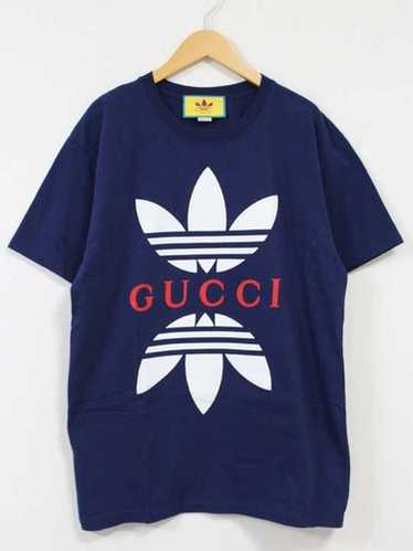 GUCCI - GUCCI グッチ 22AW ×adidas ロゴプリント 半袖Tシャツ レディース 723405 XJE2D ホワイト Gucci x adidas SS22 LOGO Print Cropped T-Shirt Women White