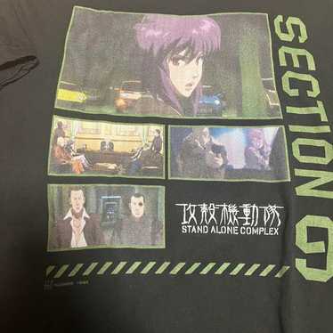 GHOST IN THE SHELL 2 インターステラー トレーナー L 黒 F-LAGSTUF-F x GHOST IN THE SHELL MULTI LS TEE BLACK