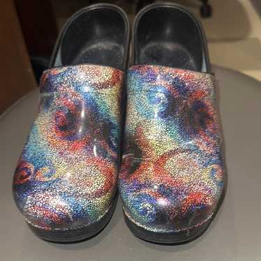 Dansko Multicolor Patterned Clogs - image 1