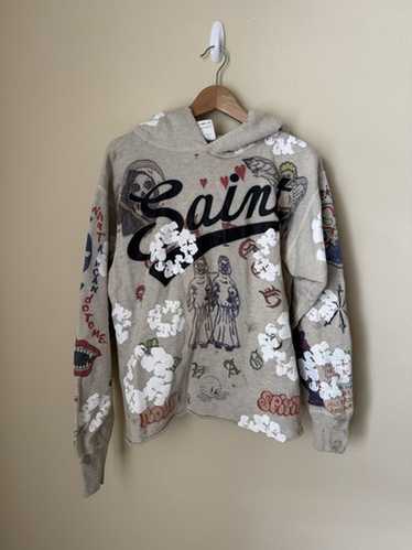 SAINT MICHAEL DENIM TEARS HOODIEパーカーフーディグラフィティ Saint Michael x Denim Tears Saint Tears Hoodie – Oneness