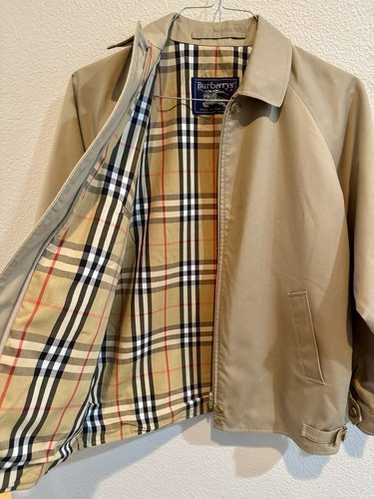 90’s Harrington Jacket Check Short Vintage 90 Burberry Black label Nova Check Harrington Jacket
