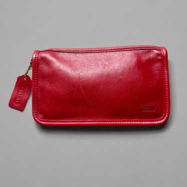 バッグ Vintage Coach Chunky Case makeup Pouch Vintage COACH Chunky Case Cosmetic Multipurpose Utility