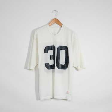 80s Champion Football Mesh T-shirt 92番 Champion Men's Mesh Football Jersey, White, X-Large : Amazon