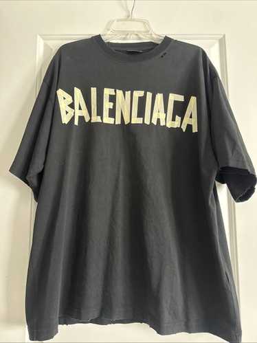 Balenciaga/ tape type t-shirt - Gem