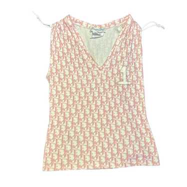 MimiDior ヴィンテージディオールバラ刺繍 長袖Tシャツピンク DIOR ディオール tシャツ 蜂 半袖 プリント かわいいバージョン