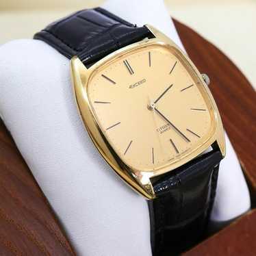 時計 citizen exceed 18k CITIZEN EXCEED Quartz 30MIC 18K GOLD PLATED Ladies Vintage