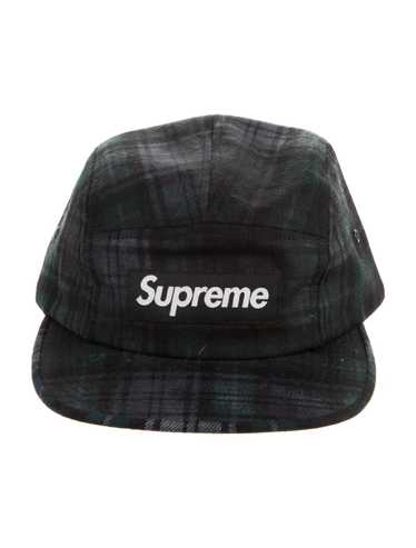 Supreme plaid camp cap - Gem
