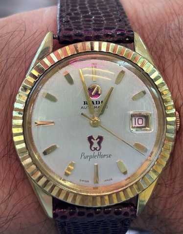 値下げ！RADO purple house（ヴィンテージ） Vintage Rado Purple Horse - Etsy