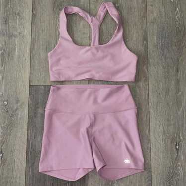 alo yoga AIRBRUSH pink sugar XXSサイズ High-Waist Airbrush Legging - Pink Quartz | ALO