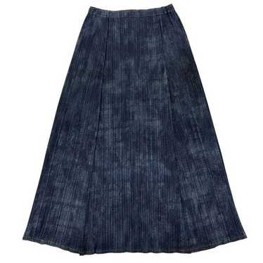 Pleated denim skirt issey miyake - Gem
