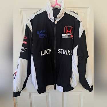 90s LUCKY STRIKE デビル ビリヤード ボックスロゴ　USA製 DEAD STOCK 90s L.S./M.F.T. LUCKY STRIKE MEANS FINE TOBACCO