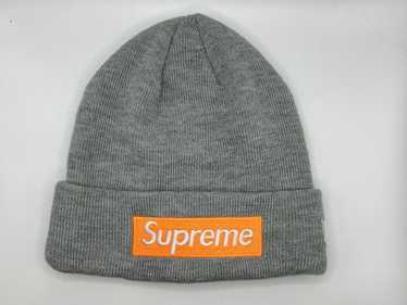 帽子 Supreme Big Logo Beanie \"Heather Grey\" Buy Supreme Big Logo Beanie 'Grey' - FW23BN17 GREY | GOAT