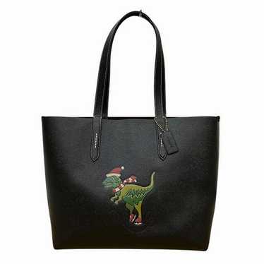 COACH ゴッサム トート with REXY Coach Field Tote 22 Rexy Dinosaur Leather Red/Brass