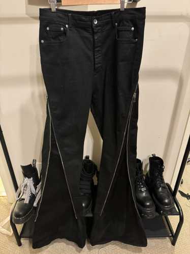 パンツ rick owens bolan bootcut BLK WAX26 Rick owens waxed bolan - Gem