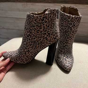 Leopard Print Booties - image 1