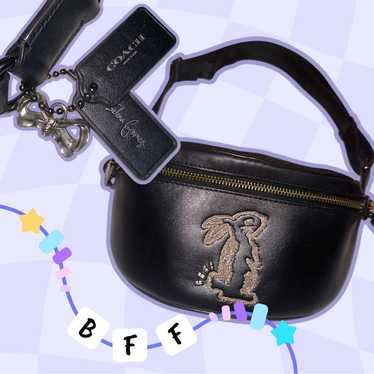 コーチ　Coach Selena Gomez ブラックボディバッグ Coach bag selena gomez - Gem