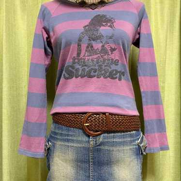トップス Hysteric Glamour border cut and sew Hysteric Glamour Border Long Sleeve Cut & Sew Top Used | eBay