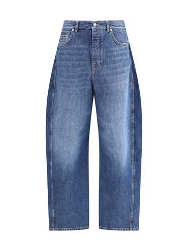 デニム・ジーパン Givenchy High-Waisted Oversized Jeans Oversized jeans in denim in - deep blue | Givenchy DE