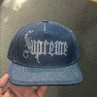 帽子 supreme Embroidered Brim Crusher Navy SM Buy Supreme Embroidered Brim Crusher 'Navy' - SS23H103 NAVY
