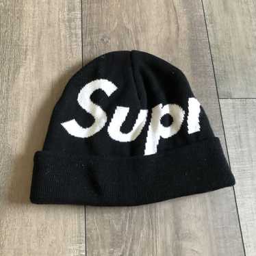 帽子 Supreme Big Logo Beanie Black 19AW Supreme - Big Logo Beanie - UG.SHAFT