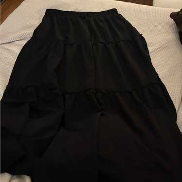 tiered maxi skirt - Gem