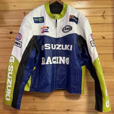 90s AKITO SUZUKI レーシングジャケット 中綿 スコットランド製 90s AKITO SUZUKI レーシングジャケット 中綿 スコットランド製